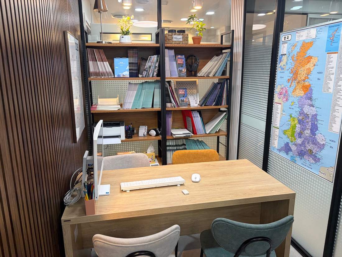 더유학 강남 본사 CBT 시험장 실제 모습